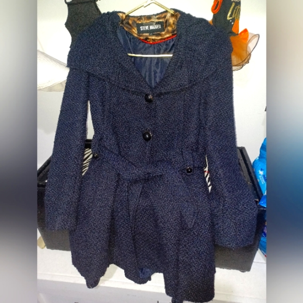 Steve madden dark blue coat